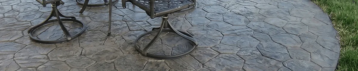 Garden relaxation area with professionally installed stone flooring in Fort Worth TX